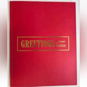 GUCCI GIFT WRAPPING PAPER BOOK VIP RARE GREAT FOR THE HOLIDAYS!